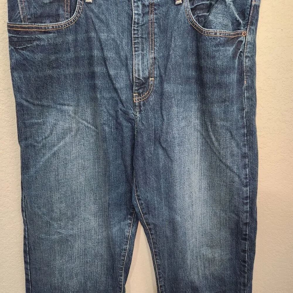Cremeux Jeans Mens Size 38 X 30 Relaxed Fit Blue Denim